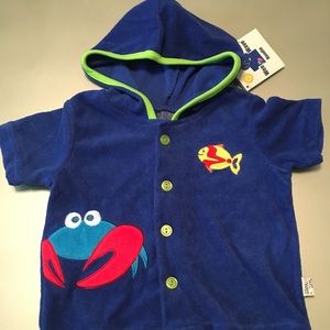 NWT: Set of 2: Wee Wave Beach Cover-Up & Sun Hat